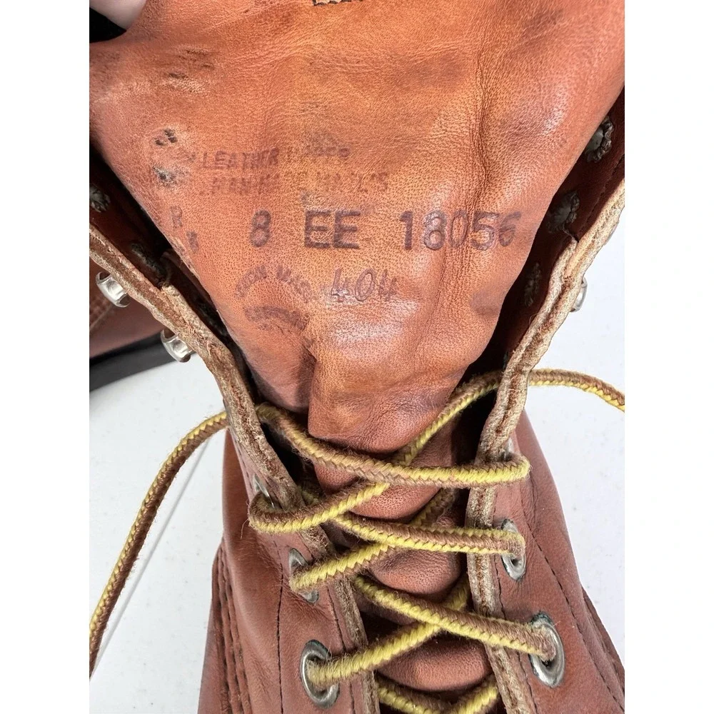 Red Wing Shoes vintage red